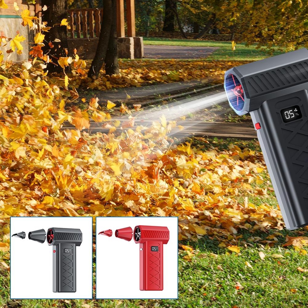 High Power 13W Portable Blower Fan 130000RPM Turbo Jet Fan Electric Air Duster Cleaning Blower Tool Adjustable Car Blowing Snow
