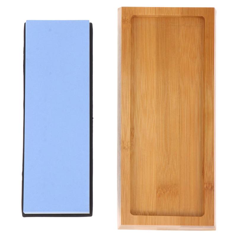3 Style Bamboo Wood Whetstone Knife Sharpening Base Small Rack Holder Rectangular Stones Portable Practical Household Too