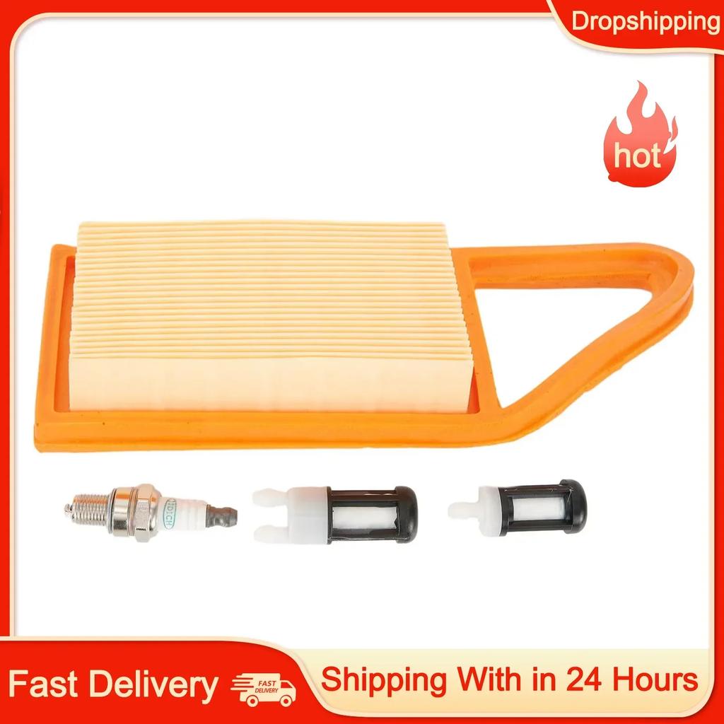 Adatto per Kit di Manutenzione Filtro Aria BR500 BR550 BR600 BR700 4282-141-0300 Per -Filtri Carburante Stihl OEM a Porta Singola e Doppia Porta
