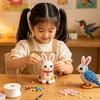 Cute 3D Beaded Animal Diy Kit Handmade Bead Weaving Kit With Instructions For Adults & Kids Perfect Gifts Home Decoration