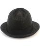 Yunibeosyeolkemiseuteuli Bu Raffia Line Black Fedora Summer Hat