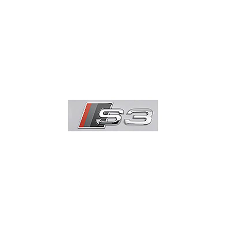 New ABS Plastic for Audi S3 S4 S5 S6 S7 S8 Letter Side Decal Rear Stickers Car Body Trunk Emblem Badge Decoration Accessories