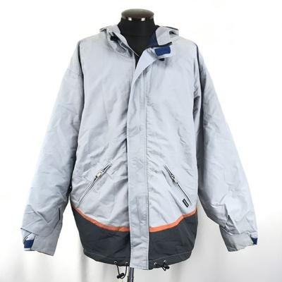 Vyrobené v USA VOLCOM Nylonová Blúza Vonkajšia Bunda Zimný Kabát Pánska S (M) Oceľovo modrá(POUŽITÉ)