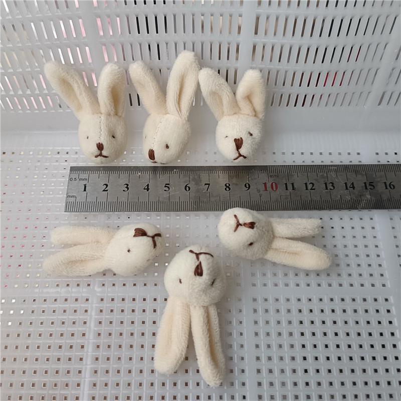 10Pcs 4.5Cm Soft Mini Joint Rabbit Plush Doll Toys Teddy Bears Animal Stuffed Plush Pendant Keychain Girl Diy Ornaments Gifts