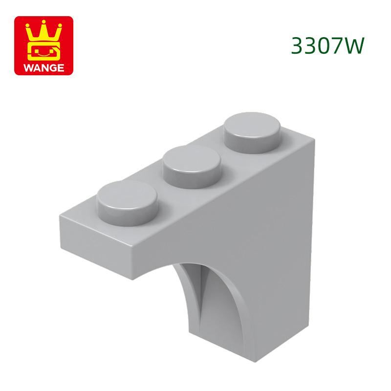 

78Pcs/Lot 3307W Half Arch Construction Block Moc Accessories Works With featuring blocks DO IT YOURSELF Kids Playthings Construction Gift Idea Box about78pcs