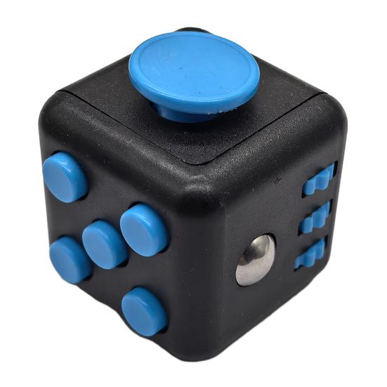 

Stress Relief Mini Cube Toy Portable Six-Sided Anxiety Relieving Cube Home Office Worker Silent Calming Cube Sensory Toy