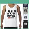 Klassisches Papa Ich Liebe Dich 3000 Vatertag Tony Stark Avengers Ärmelloses T-Shirt