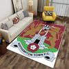 Northampton Town FC Logo Teppich geeignet als rutschfeste Matte für das Wohnzimmer oder Schlafzimmer Sofa