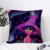 Cartoon The Mmidnight Ggospel Cushion Cover Organic Linen Square Pillow Case Durable Nonallergenic And Kind To Skin