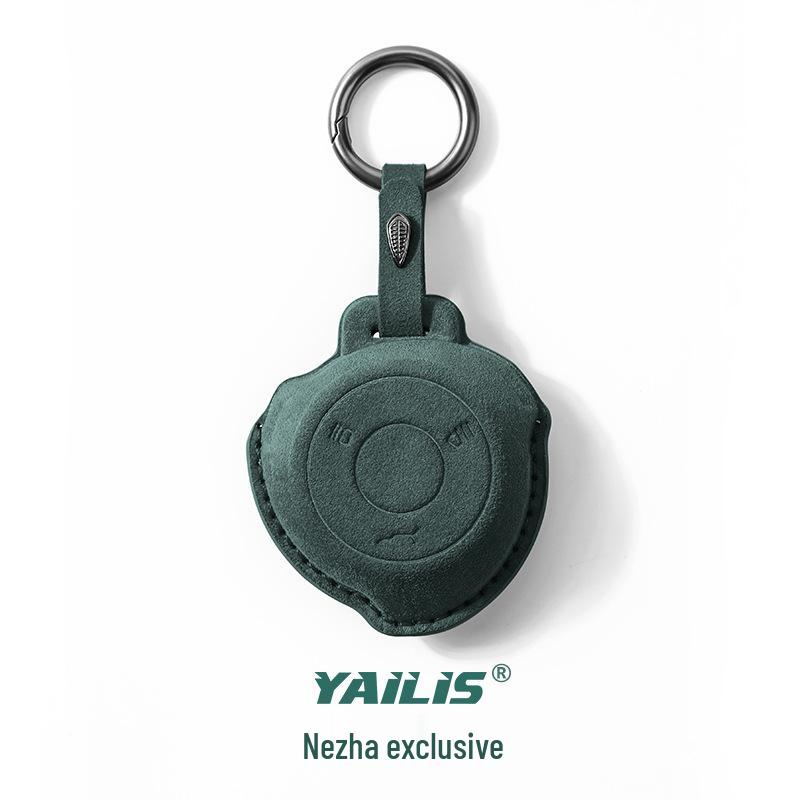 Nezha GT Suede Key Case: Remote Protection Bag with Interior Modification for Nezha AYA