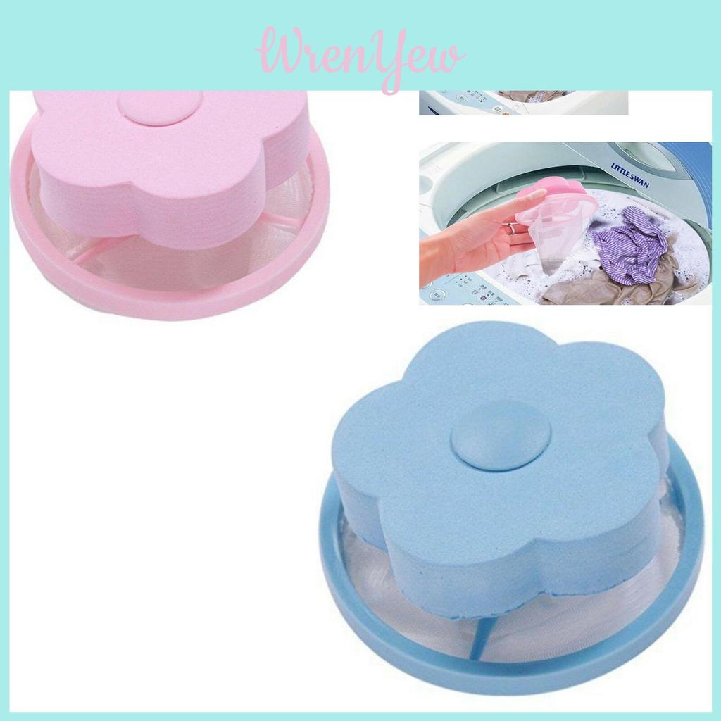 Reusable Plumshaped Laundry Floating Bag For Effective Hair And Lint Removal