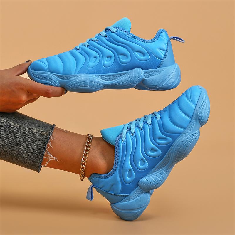 Damen Sneakers Mode Regenbogenfarben Plateauschuhe Lässige Wanderschuhe Bequeme Leichte Outdoor-Damen Vulkanisierte Schuhe