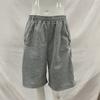 European and American pure color casual high street hip-hop street Y2K embroidered shorts