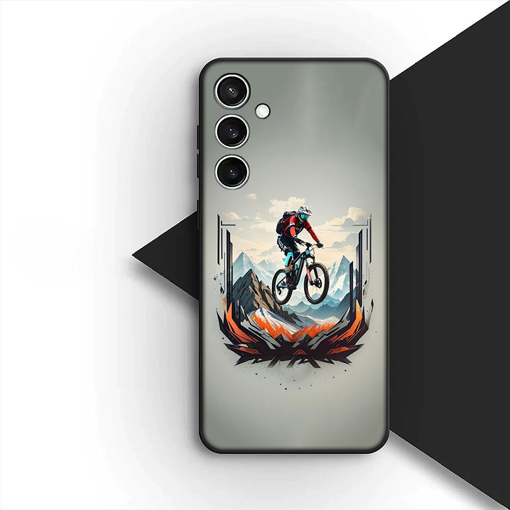 

Cover for Samsung Galaxy S20 S22 S21 FE Ultra Plus A07 A17 A15 A16 A25 A57 A37 Casing Phone Case Mountain Bike Car Cycling Art Galaxy S22 5G