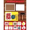 New Year Picture DIY Woodblock Printing Set: Non-Legacy Handmade Template Kit for New Year's Day Activities.