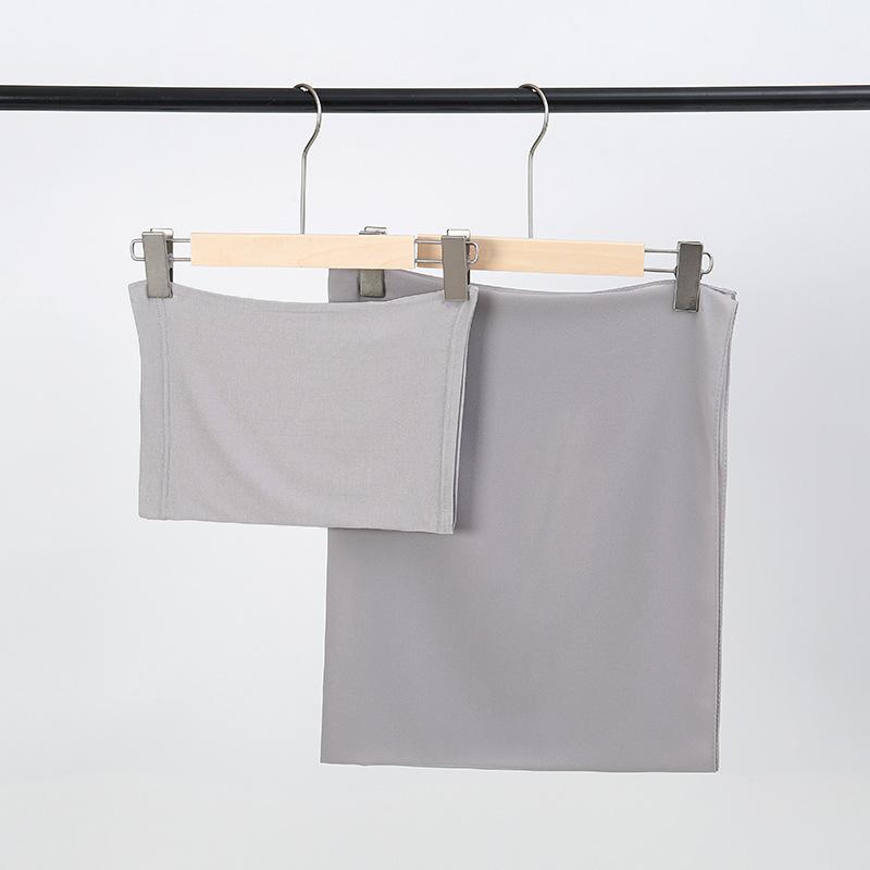 2pc/set Instant Chiffon Hijab Undercap Basic Stretchy Pullover Headscarf Outdoor Thin Breathable Sunscreen Head Wrap