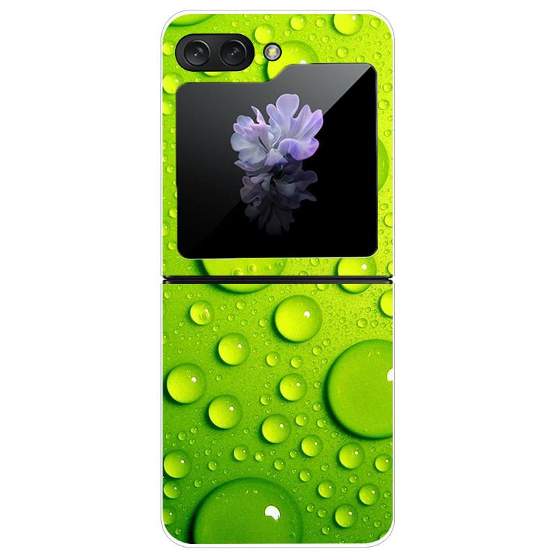 Für Samsung Galaxy Z Flip5 Hülle Harte PC-Handy-Rückabdeckung für Samsung Galaxy Z Flip 5 5G Hüllen 6,7'' ZFlip5 Niedliche Katze Funda Schale