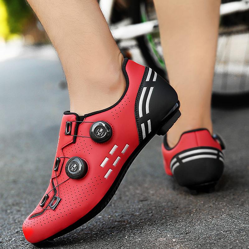 Quick Lace Pro Cycling Shoes Size 36-46 MTB Men Sport Road Bike Boots Flat Racing Speed Sneakers Trail Mountain Bicycle Footwear