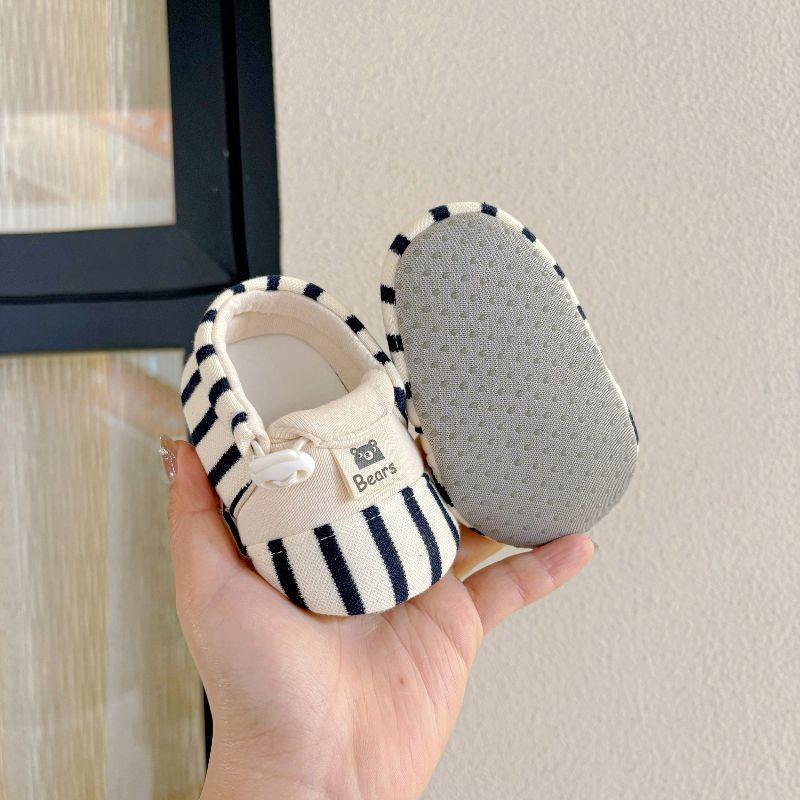 Bears Baby Sneakers For Infants Soft Sole Cotton Warm Toddler Shoes For Winter Play