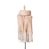 Autumn and winter circle sand thick tassel flower matching scarf shawl thick braid thickened Tonglu scarf