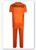 Orange Prisoner Costume Set for Halloween Cosplay and Role-Playing