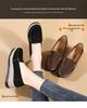 Frühling/Herbst Damen Slipper Plateauschuhe: Größen 35-43, Übergröße, Lässige Mama-Schuhe mit dicker Sohle