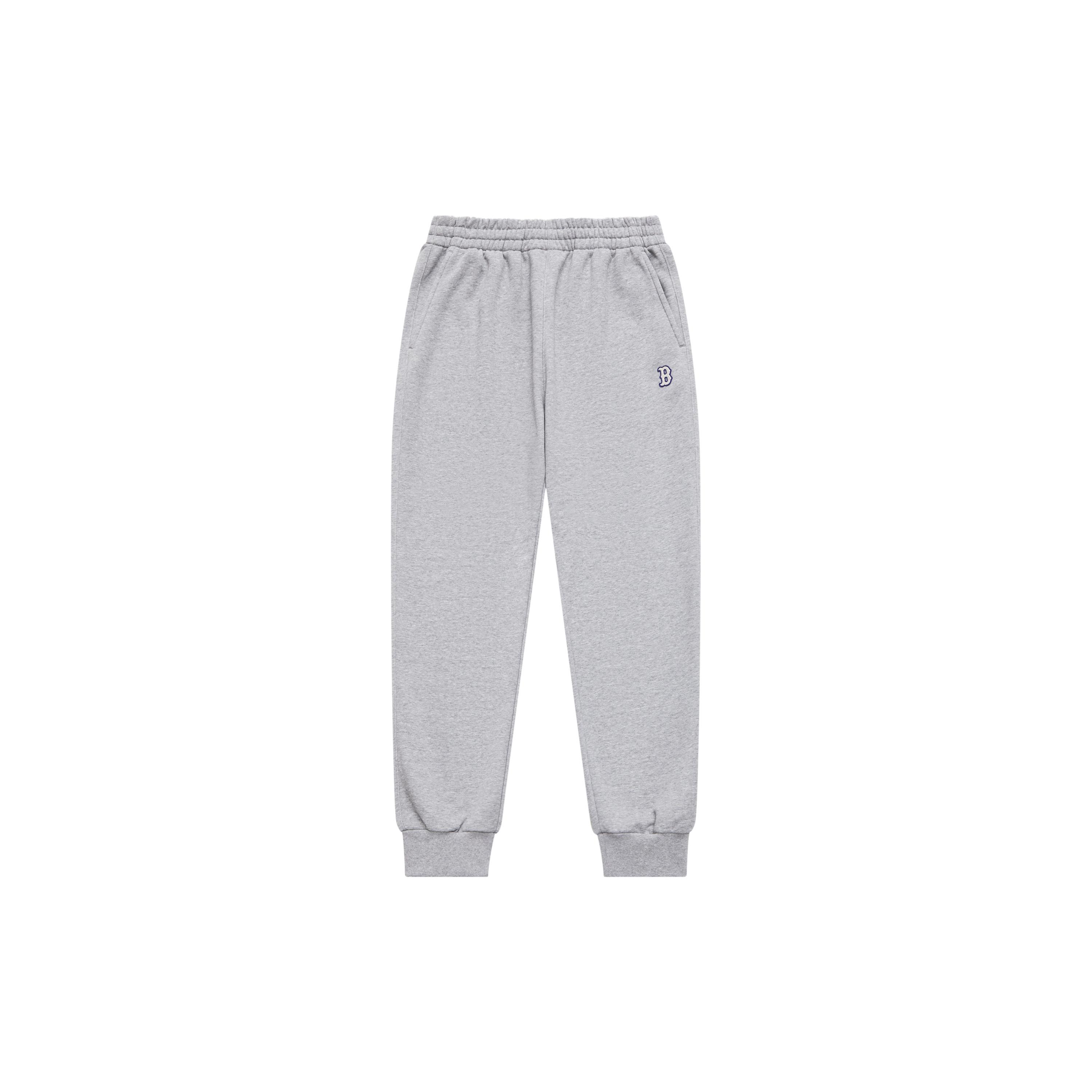 MLB Knitted Sweatpants Unisex Light Heather Gray 3APTB0134-43MGS M