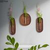 Creative Wall Mounted Wooden Vase Plant Pots Living Room Decoration Background Wall Hanging Flowers Arrangement Flower Vase