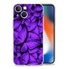infinity on Purple Transparent Phone Case For iPhone 15 16 14 13 12 11 Pro Max XS X XR SE 7 8 Plus TPU Clear Lens Protect Cover