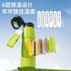 Water bottle, insulated and cold cup, 111 stainless steel large capacity children's student sports water bottle, portable cycling outdoor water cup