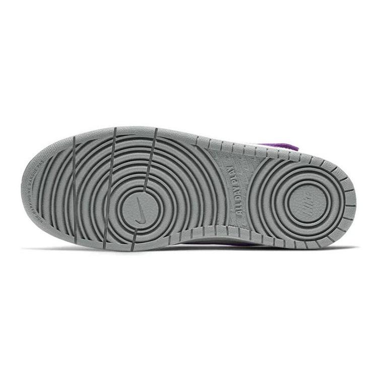 (GS) Nike Court Borough Mid 2 'White Purple' Kids' CD7782-103