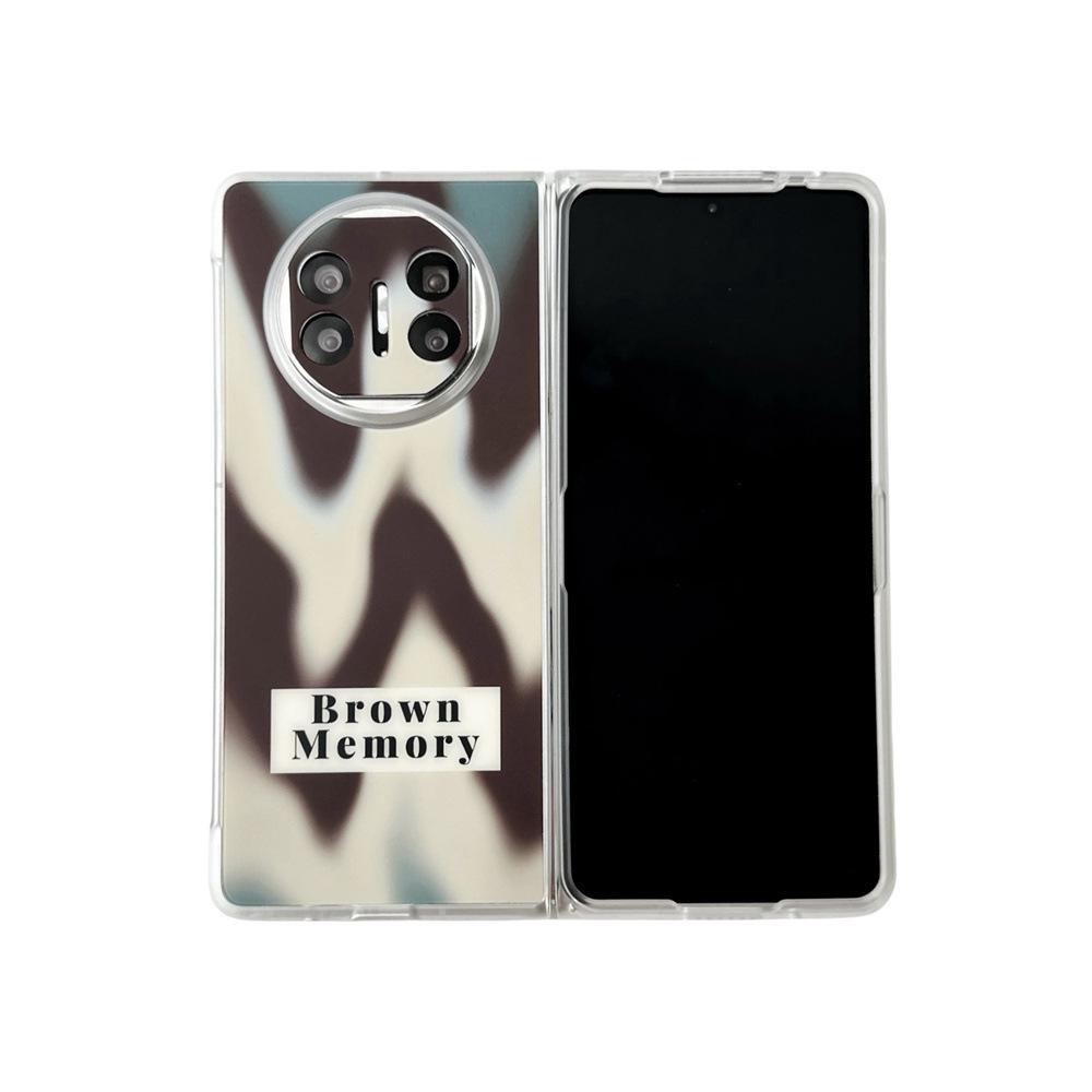 

Коллекция иллюстраций Складной чехол для телефона Huawei Mate X3 и X5, прозрачный край, защитный чехол для женщин. MateX5