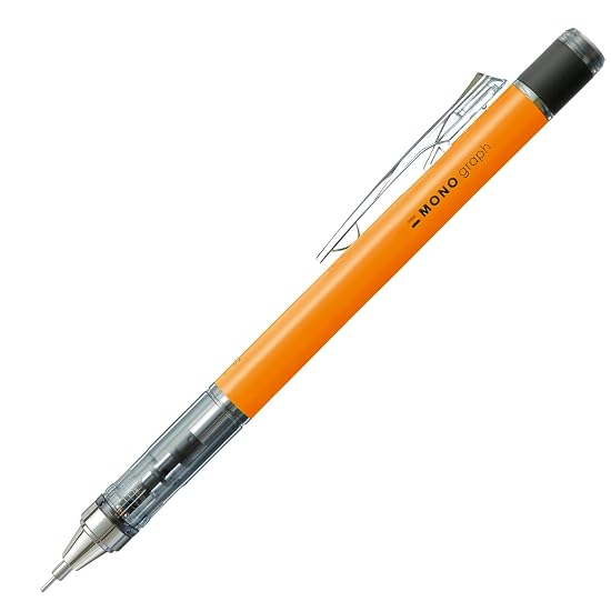Tombow Pencil Mechanical Pencil 0.5mm MONO graph (Shake-to-advance) Neon Orange DPA-134D