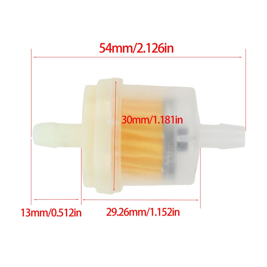 Universal 6mm Motorcycle Hose Petrol Gas Fuel Filter For Scooter Motocross Moped Scooter Enduro Dirt Bike Accessories