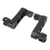 Motorcycle Foot Peg Highway Bracket 360 degrees  Adjustable Rugged Foot Peg Extension Bracket for Touring