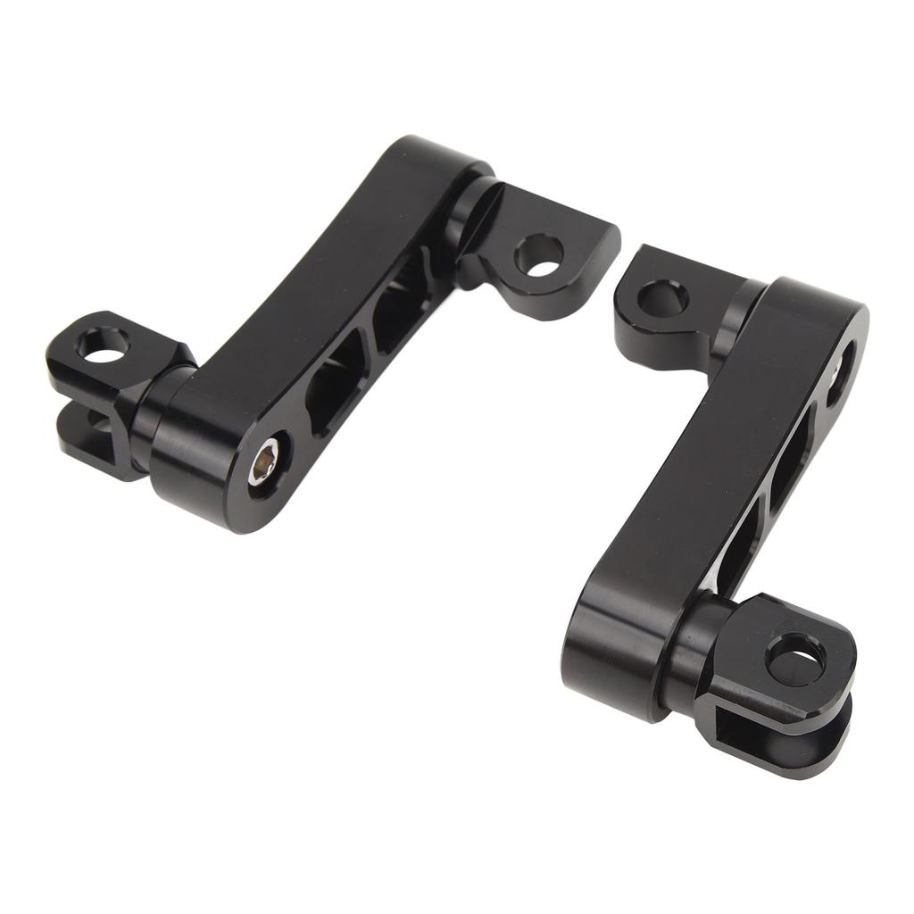 Motorcycle Foot Peg Highway Bracket 360 degrees Adjustable Rugged Foot Peg Extension Bracket for Touring