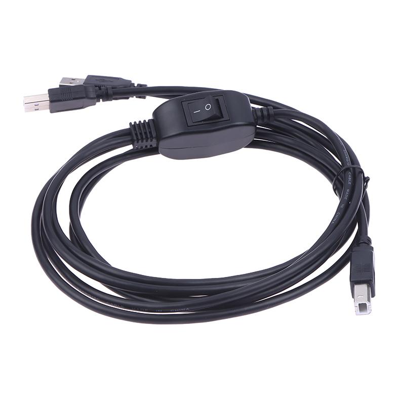 2 In 1 USB A To B Male To Male Printer Cable For    Printer Splitter For Two Computers·