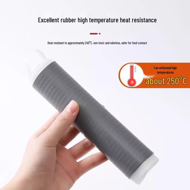 Silicone Heat-Resistant Anti-Scald Wok Handle Sleeve for Flat Bottom Iron Pots