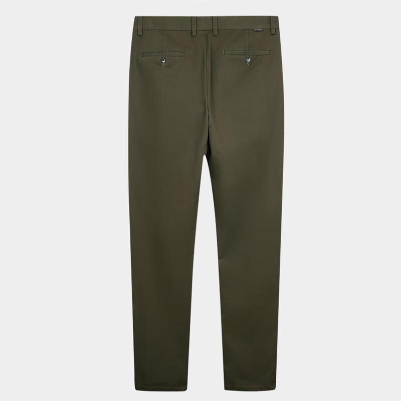 TRIES Men's Slim Straight Casual Pants