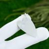 Natural Moldavite Quartz Rough Elegant Bezel Sister Pendant 925 Sterling Silver