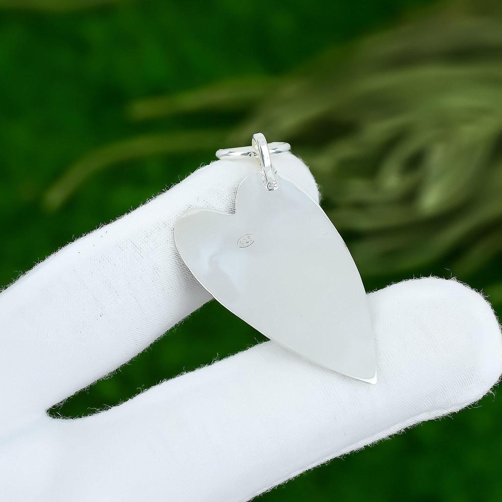 Natural Moldavite Quartz Rough Elegant Bezel Sister Pendant 925 Sterling Silver
