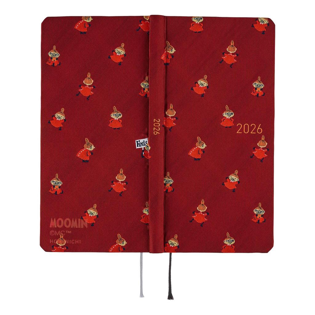 Hobonichi Techo 2026 Weeks My April Start Weekly Slim Vertical Moomin/Little Lots! Planner, Left,