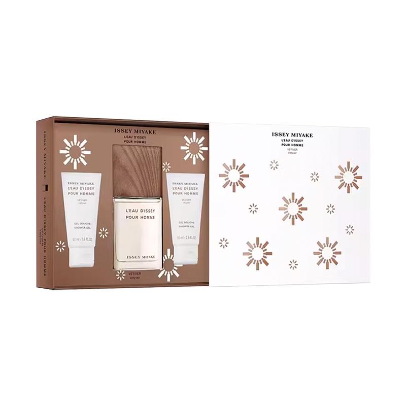 Issey Miyake Eau de Life Fresh Fragrance Perfume Set 50ml+50ml*2 коричневый