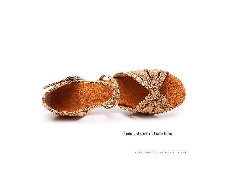 Women's Soft Sole Latin Ballroom Practice Heels