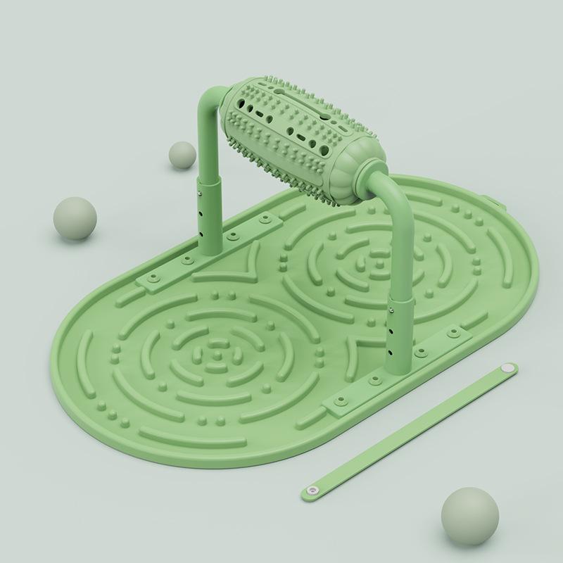 Interactive Scroll Dog Feeder Toy - Slow Feed Silicone Mat For Small To Medium Breeds, Intellectual Food Dispenser
