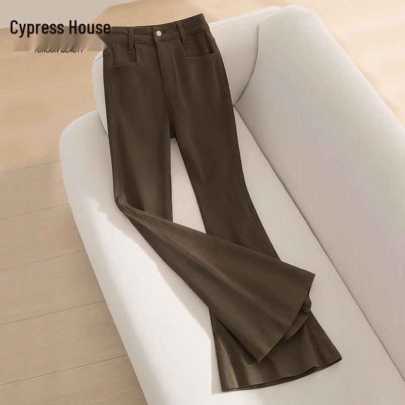 

Siboshe Women s Slim Fit Washed Flare Jeans M