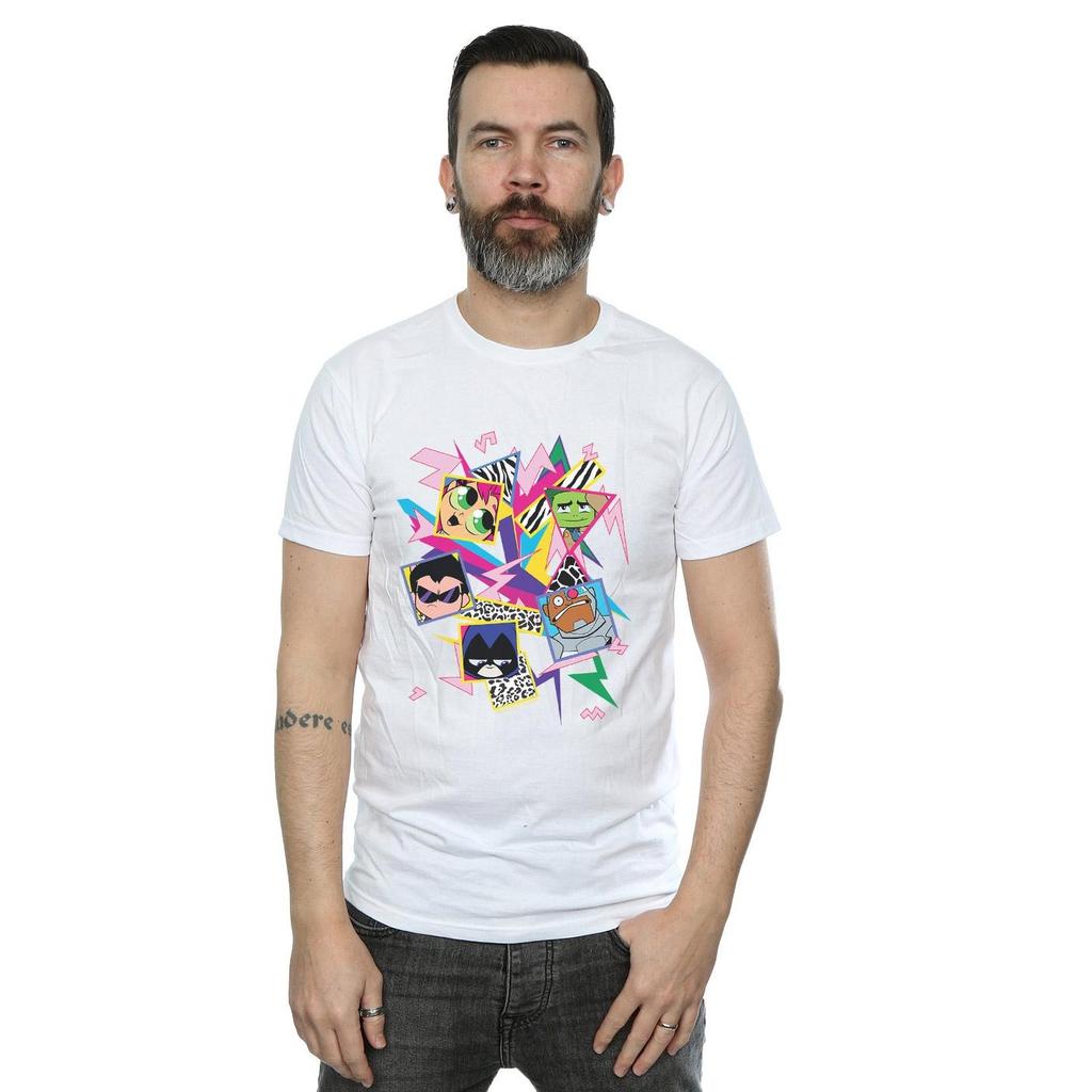 DC Comics Mens Teen Titans Go 80s Icons T-Shirt