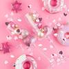 60g Love Heart Table Confetti 15mm Party Glitter Sequ Plastic Confetti Sprinkles Decorations for Wedding Festival Birthday (AX/Pink)