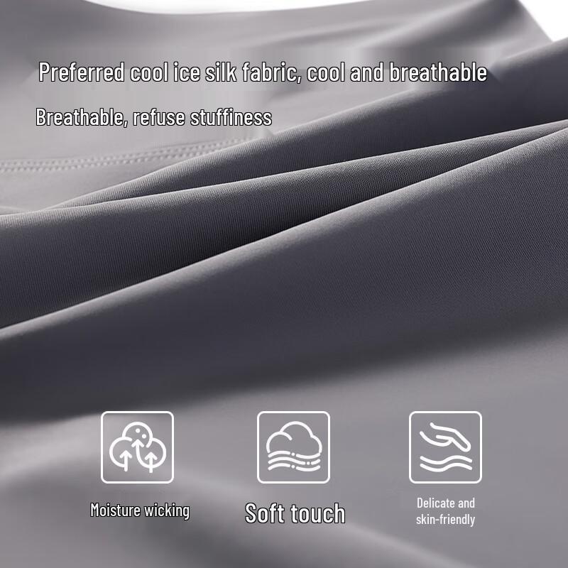 Women's High-Waist Ice Silk Safety Shorts (2-Pack)