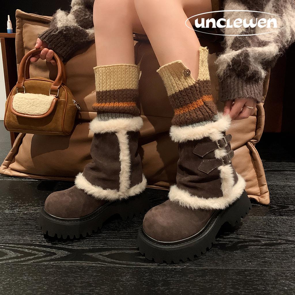 French inner heightening suede ballet single shoes women's shoes 2025 new spring and autumn bow red evening shoes